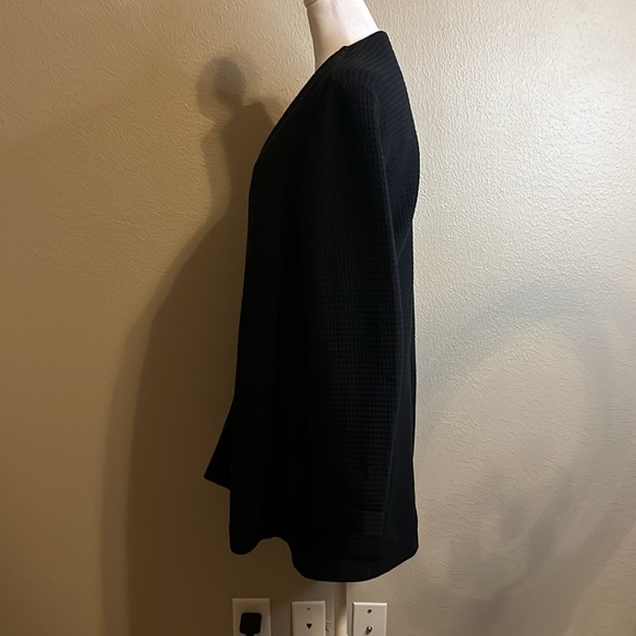 Eileen Fisher Black Cardigan SZ M/M - Picture 4 of 9